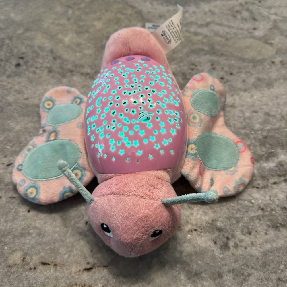 Summer Infant Slumber Buddies Pink‎ Butterfly Star Projector Night Light Music